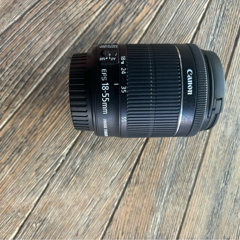 Canon Black Camera Lens 18-55mm